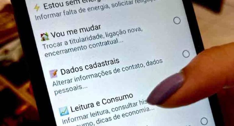 Atualização da conta de energia pode ser feita online