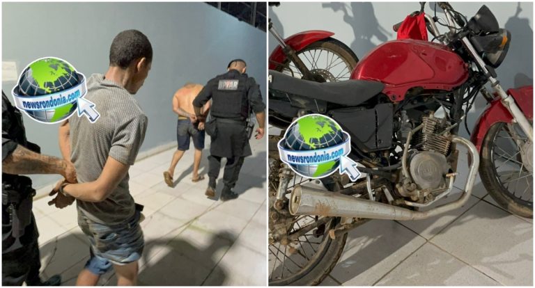Bando é preso com moto roubada após perseguição na zona leste: