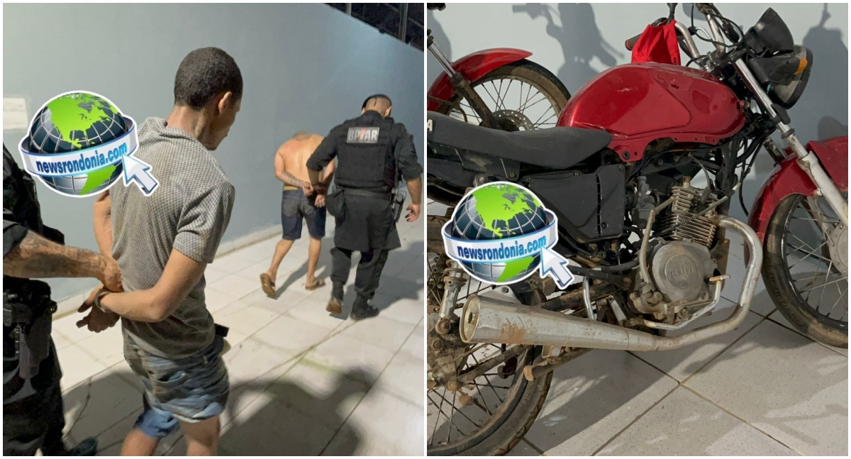 Bando é preso com moto roubada após perseguição na zona leste: