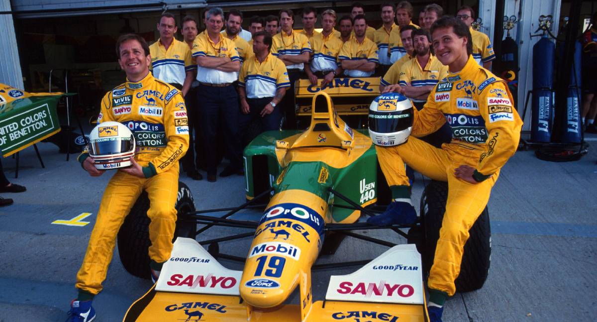 Benetton da primeira vitória de Schumacher será leiloado pela Broad Arrow