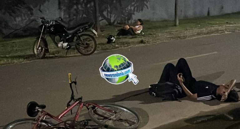 Colisão entre moto e bike deixa três feridos na zona leste