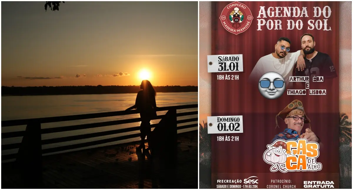 Pôr do Sol Musical anima o Complexo da Estrada de Ferro Madeira-Mamoré neste fim de semana