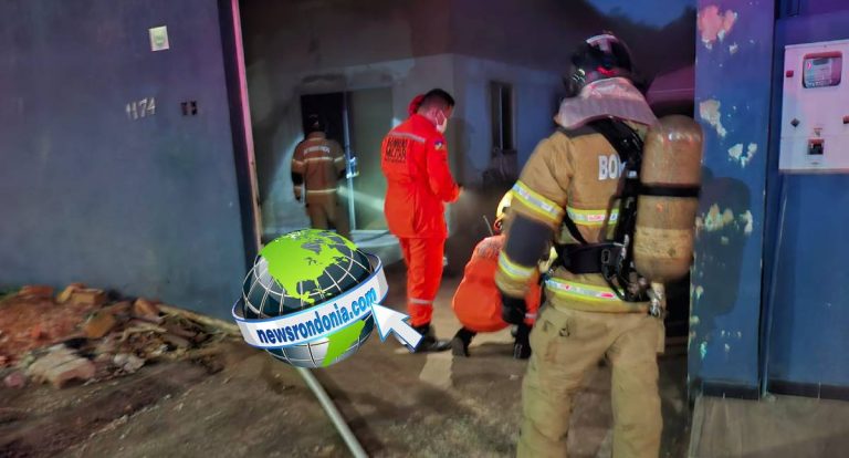 Corpo de Bombeiros controla incêndio em residência no bairro Agenor de Carvalho