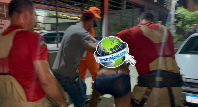 Corpo de Bombeiros resgata homem após queda em ribanceira na zona sul