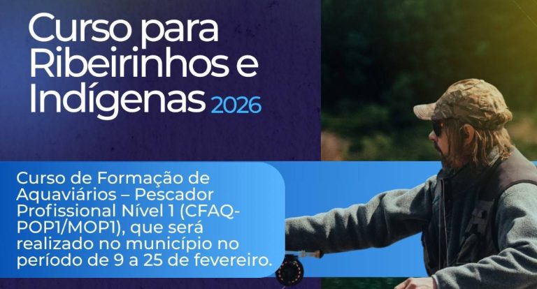 Curso gratuito fortalece autonomia de ribeirinhos em Ji-Paraná