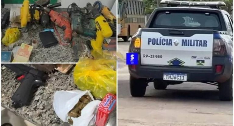 Dois irmãos são presos por tráfico de drogas no bairro Josino Brito, em Cacoal