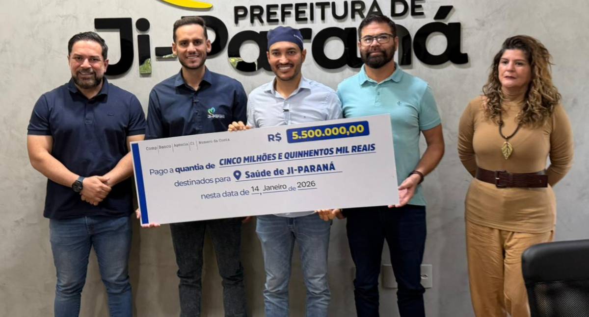 Dr. Fernando Máximo destina mais de R$ 5,5 milhões para a saúde de Ji-Paraná