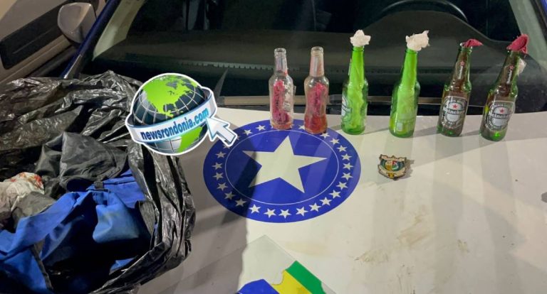 Dupla é detida com coquetéis molotov na zona leste de Porto Velho