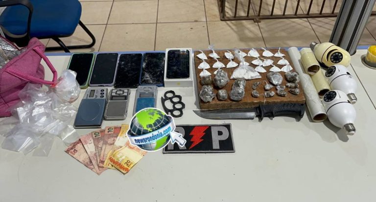 Equipe do sargento Machado prende dupla por tráfico de drogas