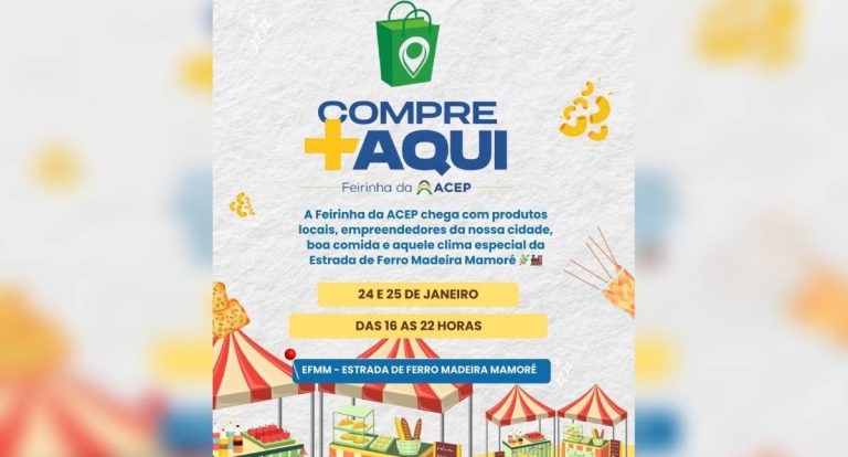 Feirinha da ACEP celebra aniversário de Porto Velho na EFMM