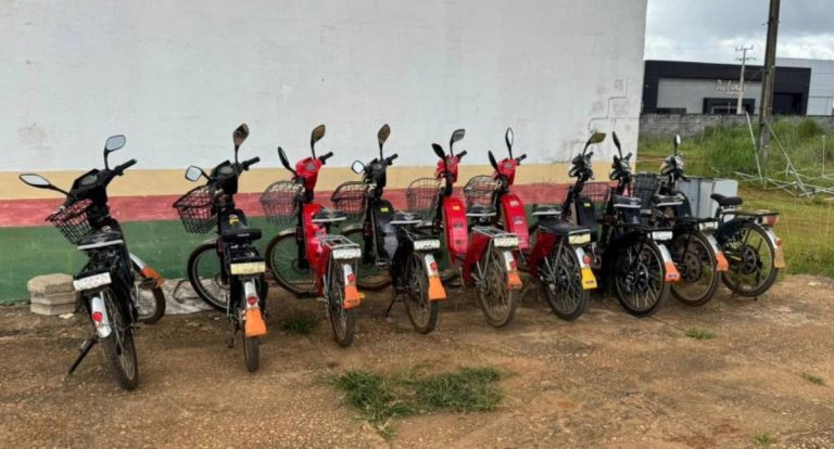 Fiscalização apreende mais de 20 bicicletas elétricas em RO