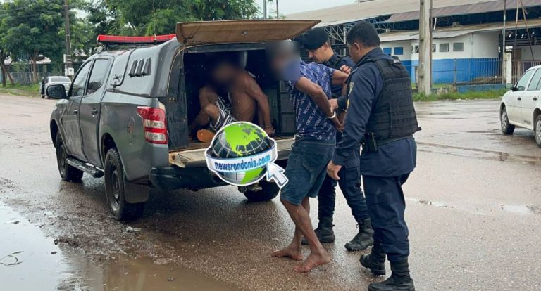 Foragidos da justiça são presos em esconderijo no bairro Cai N’água