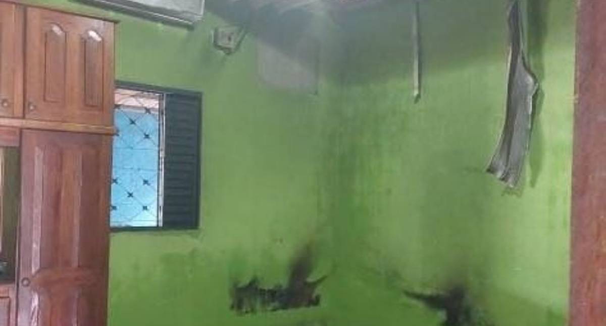 Homem agride esposa e ateia fogo em residência no Setor 8