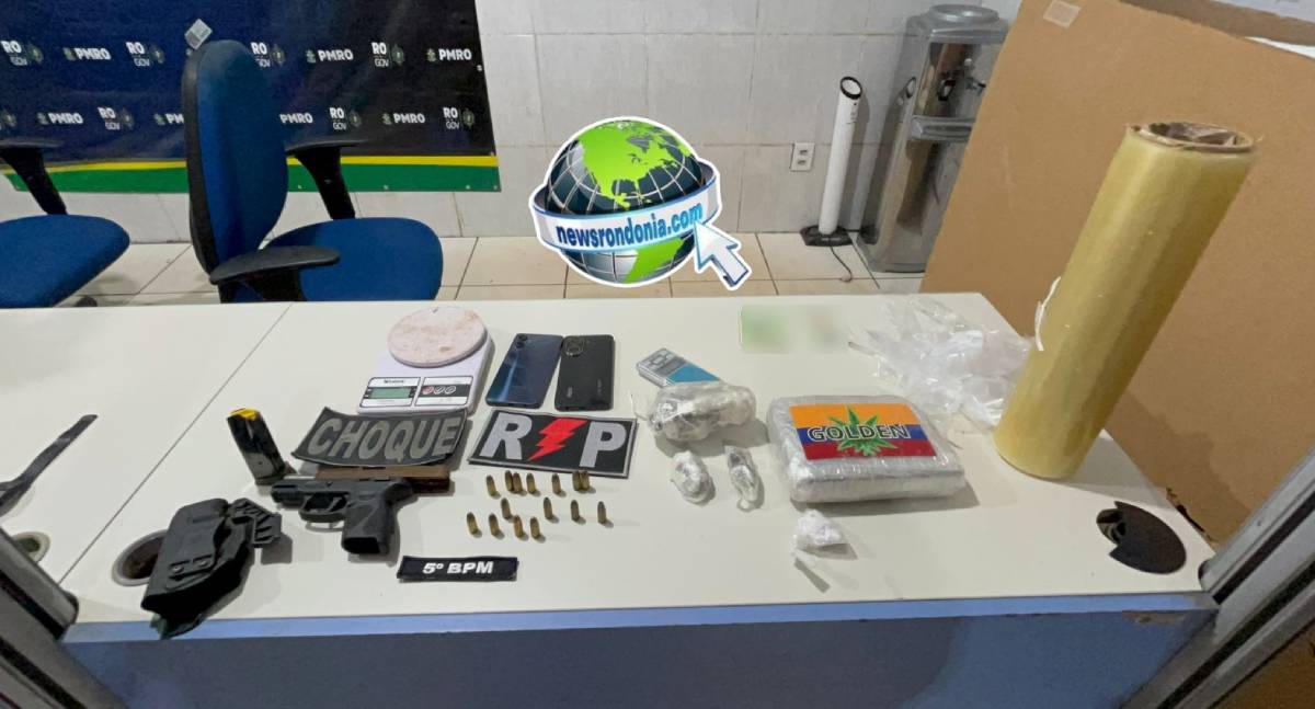 Homem conhecido como Posseidon é preso com arma e drogas