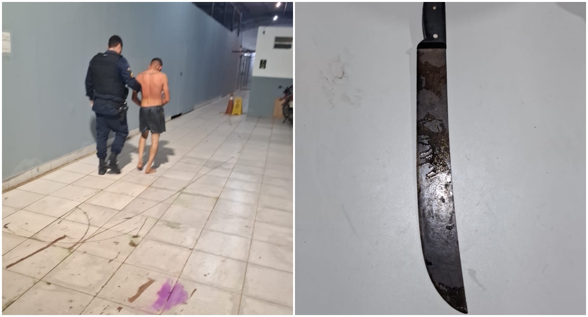 Homem é preso após ameaçar esposa e enfrentar PM em Porto Velho