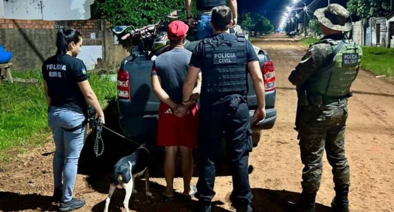 Homem é preso por arrastar cadela com câncer em Vilhena