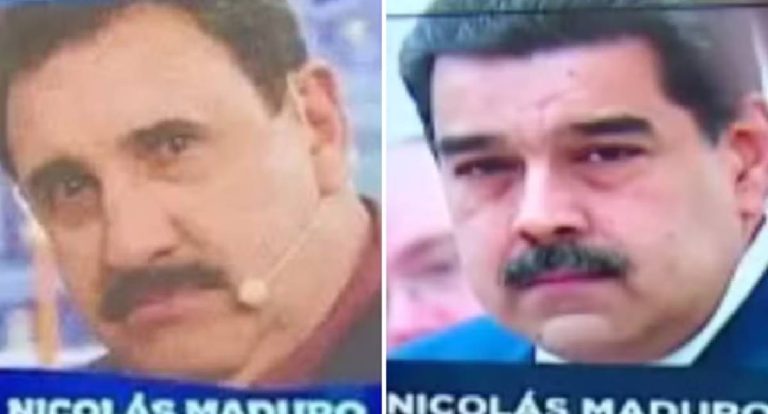 Imagem viral de Maduro com Ratinho é FAKE