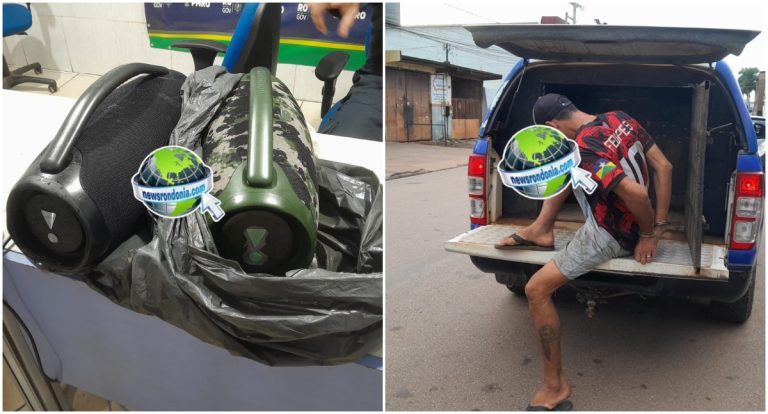 Ladrão é preso após furto em loja Gazin na zona leste