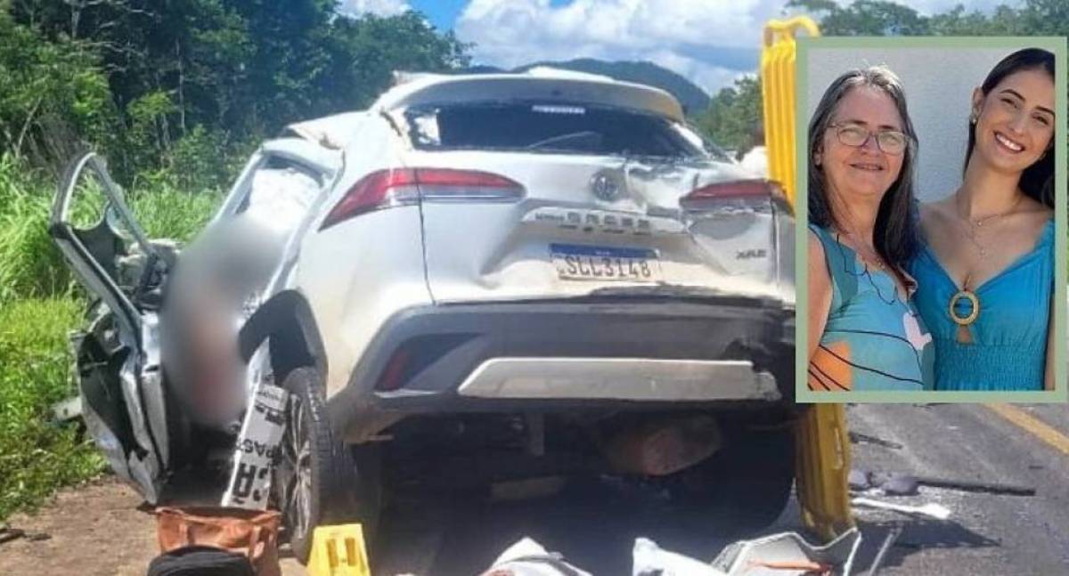 Mãe e filha moradoras de Rondônia morrem em acidente na BR 070