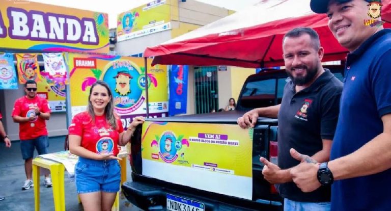 Mega adesivaço da Banda do Vai Quem Quer: ação acontece sábado em Porto Velho