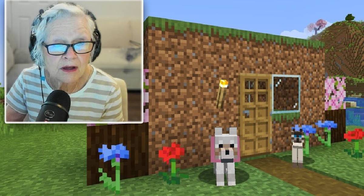 Minecraft solidário: vovó vira youtuber para salvar neto