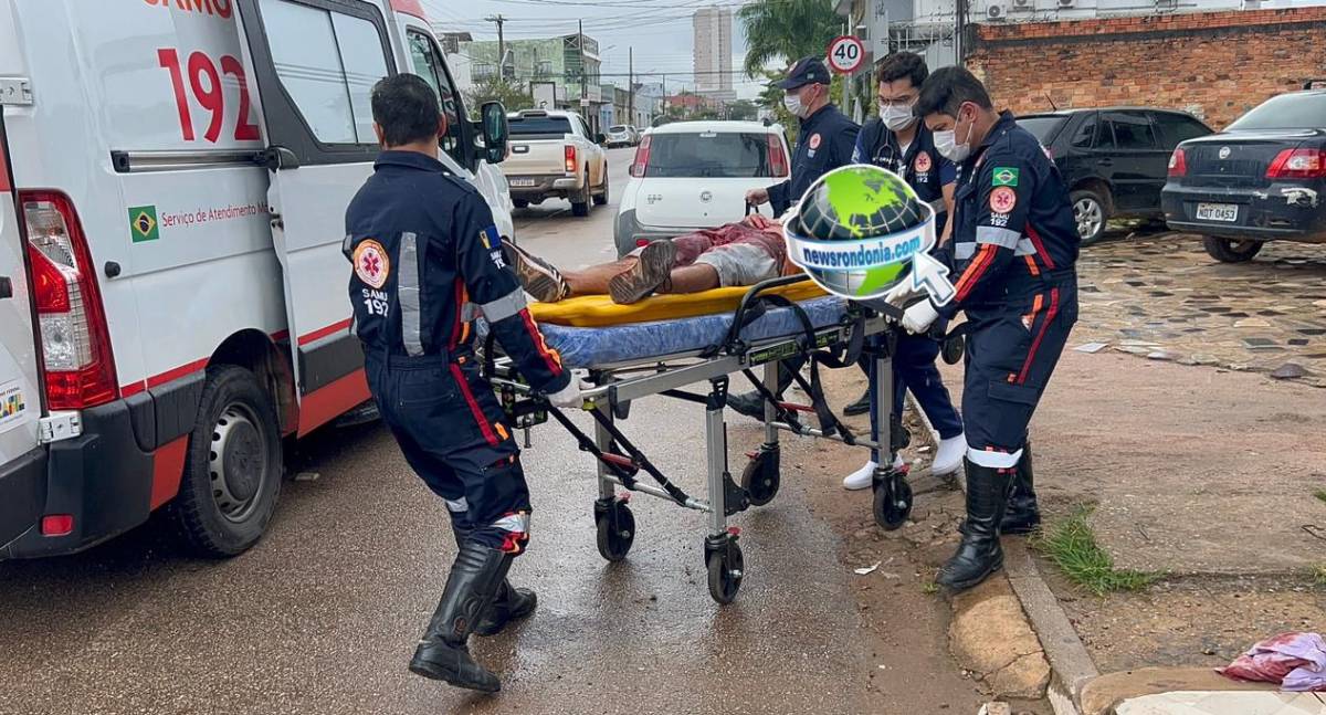 Morador de rua é esfaqueado na região central de Porto Velho