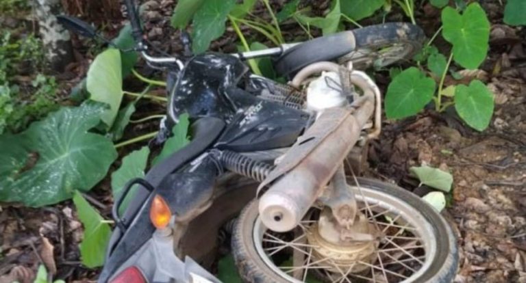 Motocicleta furtada é localizada em chácara no setor 03