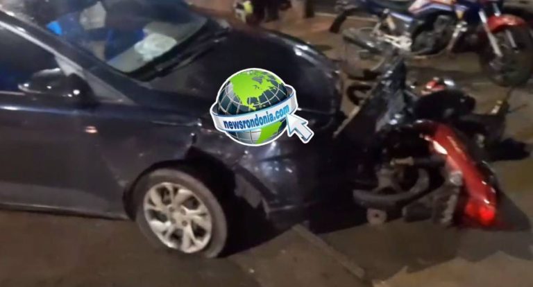 Motorista embriagado causa acidente e fere mãe e filho