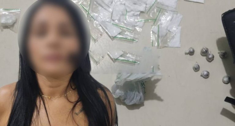 Mulher com mandado de prisão é detida por tráfico de drogas em RO