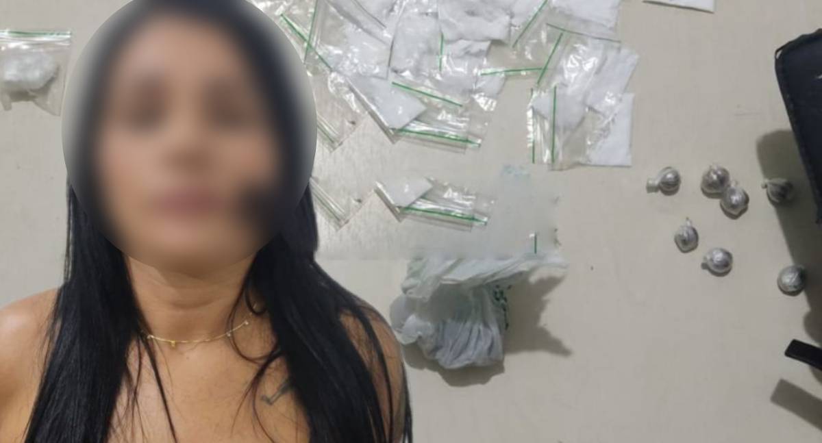 Mulher com mandado de prisão é detida por tráfico de drogas em RO