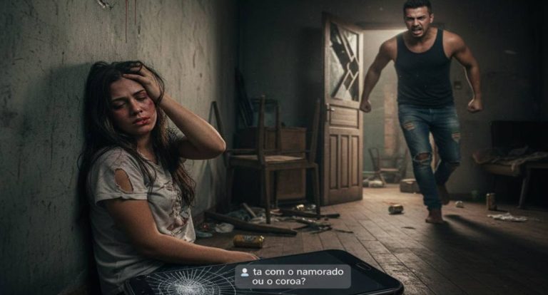 Mulher é espancada pelo namorado após receber mensagem da mãe “tá com o namorado ou o coroa?”