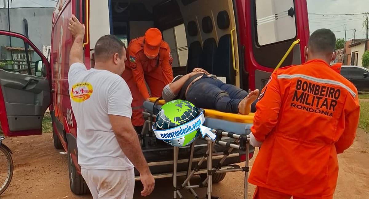 Mulher fica em estado grave após queda de motocicleta na zona Sul