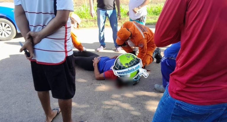 Mulher fica gravemente ferida em atropelamento na zona leste