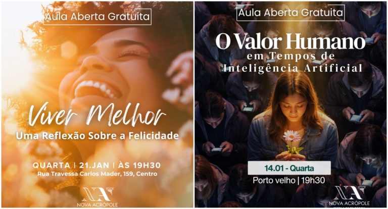 Nova Acrópole abre inscrições para curso de Filosofia em Porto Velho