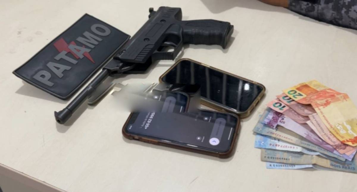 PATAMO apreende arma adulterada durante abordagem no bairro Casa Preta