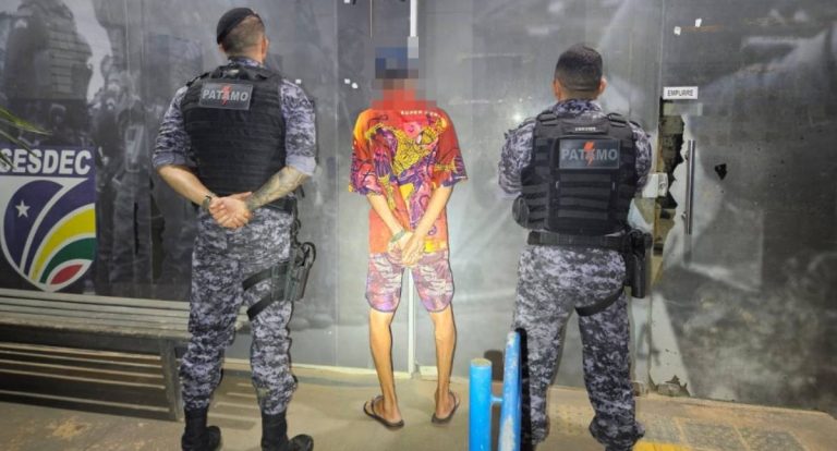 PATAMO prende homem e recupera objeto furtado antes de denúncia do dono