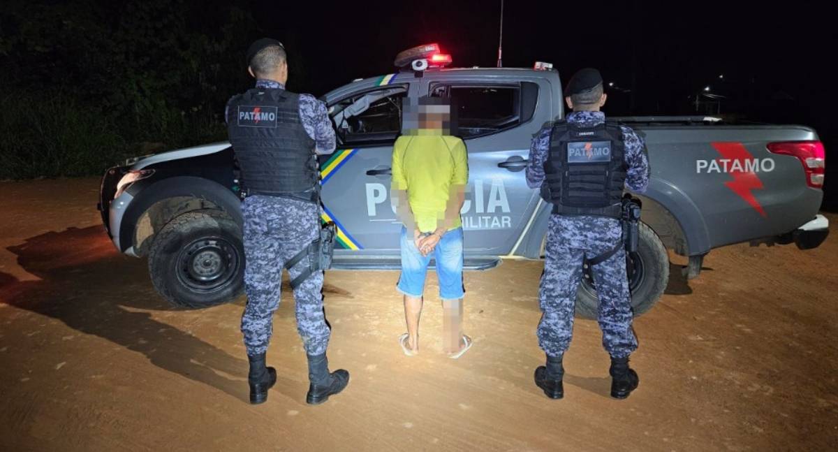 PATAMO recaptura foragido da Justiça após saída de ponto de tráfico no Setor 7
