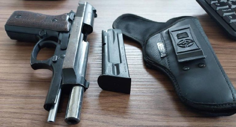 PM de Vilhena apreende pistola .765 durante tentativa de venda