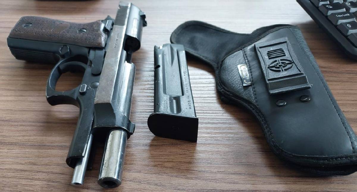 PM de Vilhena apreende pistola .765 durante tentativa de venda