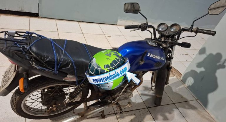 PM localiza motocicleta roubada no residencial Santa Bárbara