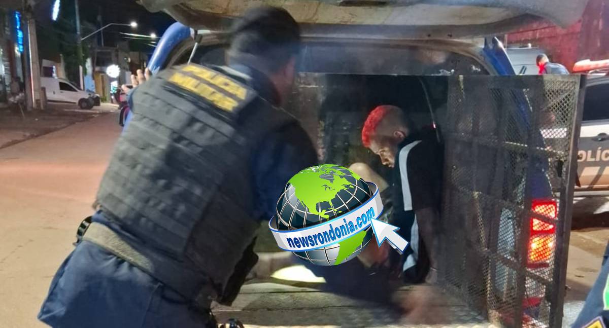 PM prende suspeito e recupera moto furtada em frente ao CPA