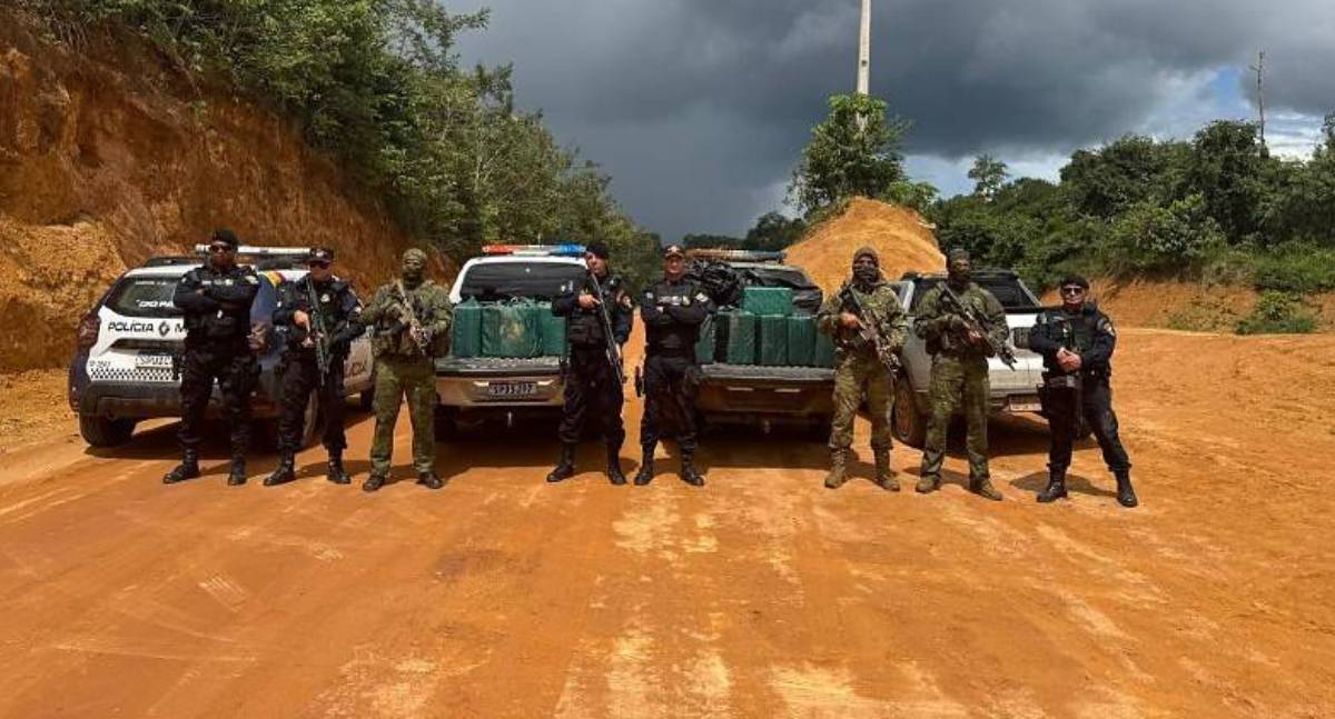 Polícia apreende meia tonelada de cocaína na divisa de RO e MT