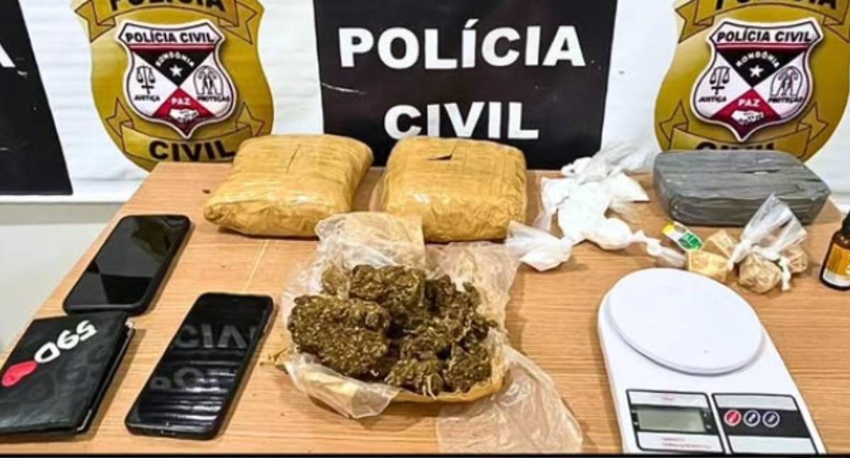 Polícia Civil prende três homens por tráfico de drogas em Machadinho d’Oeste
