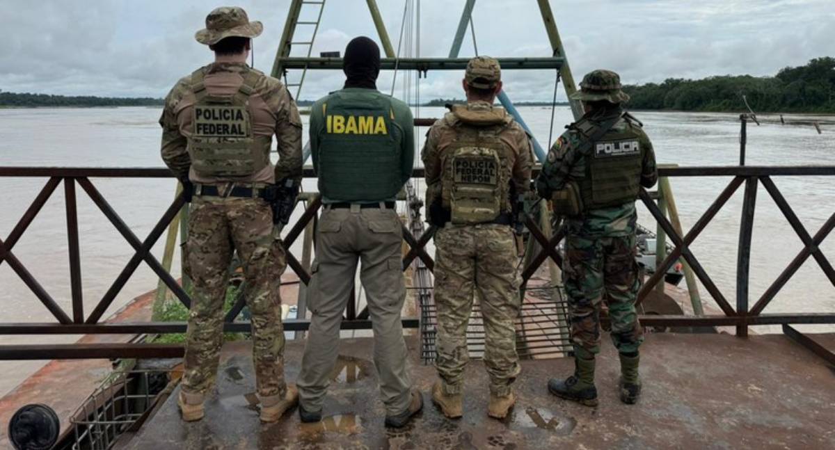 Polícia Federal deflagra operação contra o garimpo ilegal na fronteira