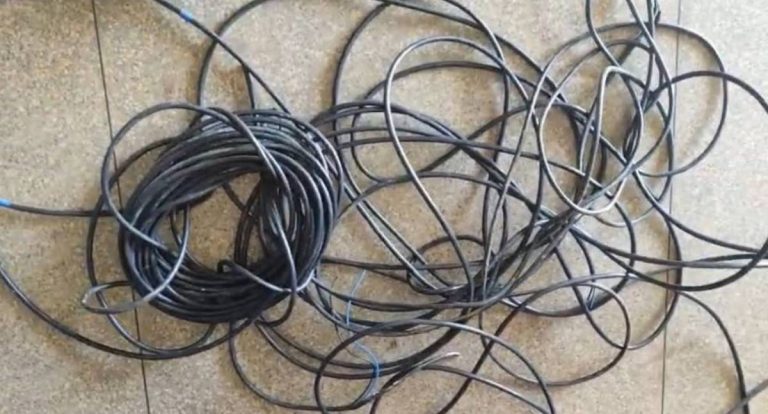 Polícia Militar prende homem com fiação furtada em setor de Vilhena