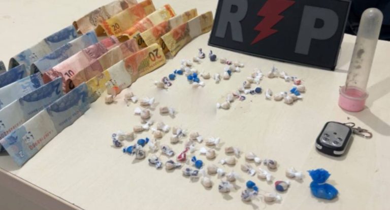 Polícia Militar prende homem por tráfico de drogas no bairro JK