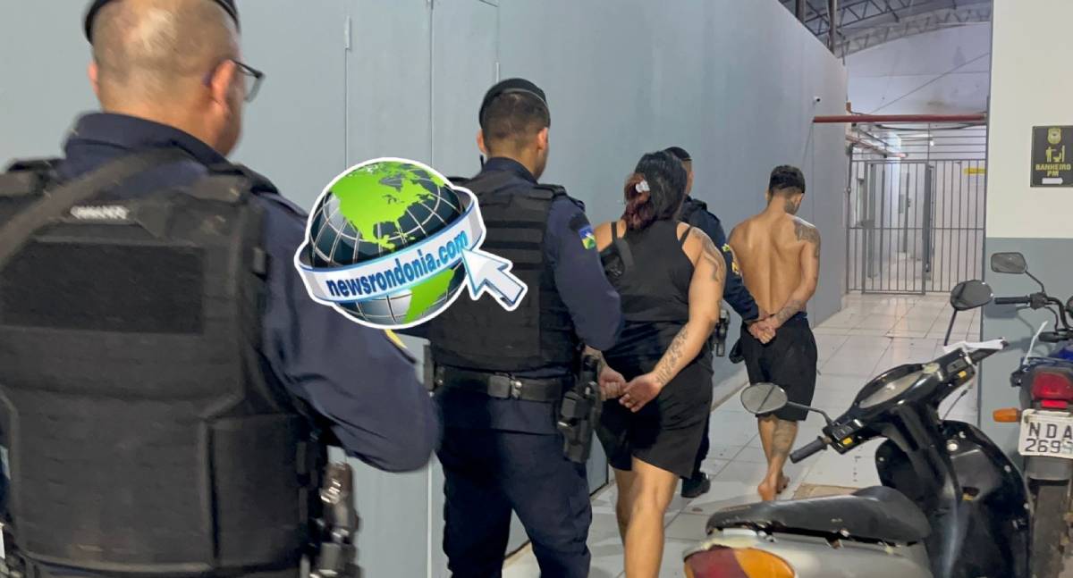 Polícia prende casal por tráfico de drogas no bairro Teixeirão