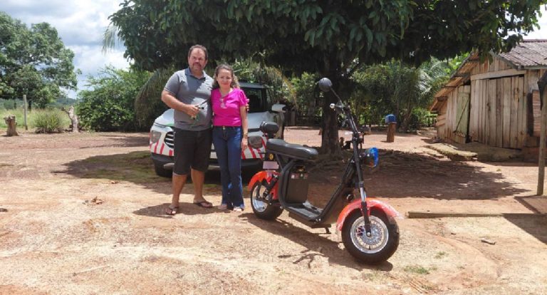 Presidente Médici: produtor rural ganha scooter elétrica em promoção da Nova 364