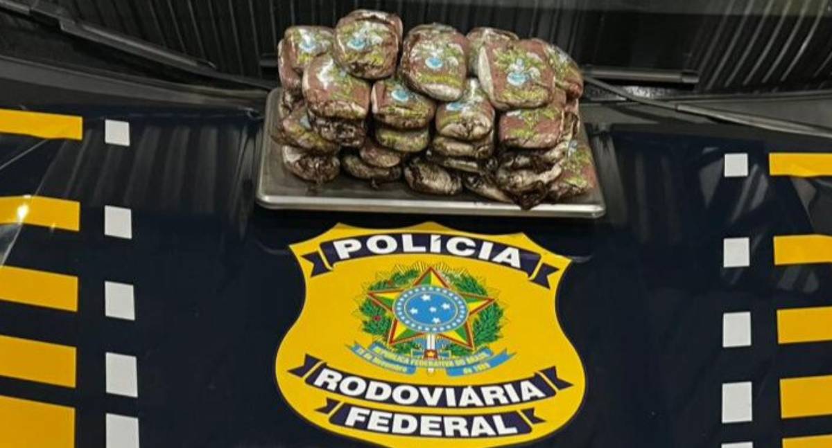 PRF apreende quase quatro quilos de haxixe em Pimenta Bueno