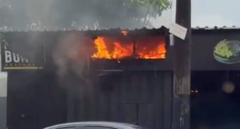 Princípio de incêndio atinge unidade do Federal Burger em Porto Velho